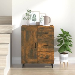 vidaXL Sideboard Räuchereiche 69,5x34x90 cm Holzwerkstoff