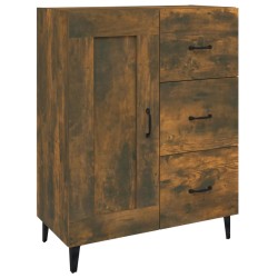 vidaXL Sideboard Räuchereiche 69,5x34x90 cm Holzwerkstoff