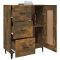vidaXL Sideboard Räuchereiche 69,5x34x90 cm Holzwerkstoff vidaXL Sideboard Räuchereiche 69,5x34x90 cm Holzwerkstoff