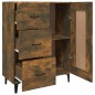 vidaXL Sideboard Räuchereiche 69,5x34x90 cm Holzwerkstoff vidaXL Sideboard Räuchereiche 69,5x34x90 cm Holzwerkstoff