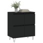vidaXL Sideboard Schwarz 60x35x70 cm Holzwerkstoff vidaXL Sideboard Schwarz 60x35x70 cm Holzwerkstoff