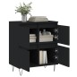 vidaXL Sideboard Schwarz 60x35x70 cm Holzwerkstoff vidaXL Sideboard Schwarz 60x35x70 cm Holzwerkstoff