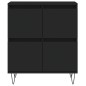 vidaXL Sideboard Schwarz 60x35x70 cm Holzwerkstoff vidaXL Sideboard Schwarz 60x35x70 cm Holzwerkstoff