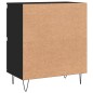 vidaXL Sideboard Schwarz 60x35x70 cm Holzwerkstoff vidaXL Sideboard Schwarz 60x35x70 cm Holzwerkstoff