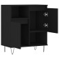 vidaXL Sideboard Schwarz 60x35x70 cm Holzwerkstoff vidaXL Sideboard Schwarz 60x35x70 cm Holzwerkstoff