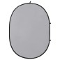 vidaXL 2-in-1 Foto-Hintergrund Oval Schwarz Grau 200x150 cm vidaXL 2-in-1 Foto-Hintergrund Oval Schwarz Grau 200x150 cm