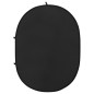 vidaXL 2-in-1 Foto-Hintergrund Oval Schwarz Grau 200x150 cm vidaXL 2-in-1 Foto-Hintergrund Oval Schwarz Grau 200x150 cm