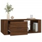 vidaXL Couchtisch Braun Eichen-Optik 100x50,5x35 cm Holzwerkstoff vidaXL Couchtisch Braun Eichen-Optik 100x50,5x35 cm Holzwerkstoff