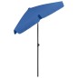vidaXL Strandschirm Azurblau 180x120 cm vidaXL Strandschirm Azurblau 180x120 cm