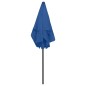 vidaXL Strandschirm Azurblau 180x120 cm vidaXL Strandschirm Azurblau 180x120 cm