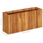 vidaXL Garten-Hochbeet 100 x 30 x 50 cm Massivholz Akazie vidaXL Garten-Hochbeet 100 x 30 x 50 cm Massivholz Akazie