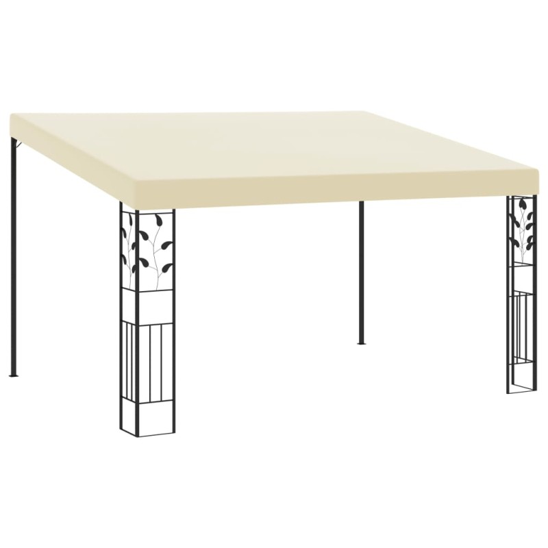 vidaXL Wand-Pavillon 4x3x2,5 m Cremeweiß vidaXL Wand-Pavillon 4x3x2,5 m Cremeweiß