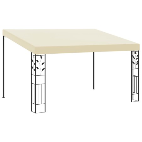 vidaXL Wand-Pavillon 4x3x2,5 m Cremeweiß