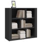 vidaXL Sideboard Schwarz 80x30x80 cm Holzwerkstoff vidaXL Sideboard Schwarz 80x30x80 cm Holzwerkstoff