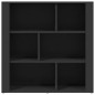 vidaXL Sideboard Schwarz 80x30x80 cm Holzwerkstoff vidaXL Sideboard Schwarz 80x30x80 cm Holzwerkstoff