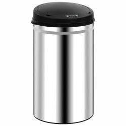 vidaXL Automatischer Sensor-Mülleimer 40 L Edelstahl