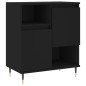 vidaXL Sideboard Schwarz 60x35x70 cm Holzwerkstoff vidaXL Sideboard Schwarz 60x35x70 cm Holzwerkstoff