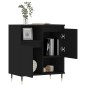 vidaXL Sideboard Schwarz 60x35x70 cm Holzwerkstoff vidaXL Sideboard Schwarz 60x35x70 cm Holzwerkstoff