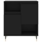 vidaXL Sideboard Schwarz 60x35x70 cm Holzwerkstoff vidaXL Sideboard Schwarz 60x35x70 cm Holzwerkstoff
