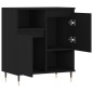 vidaXL Sideboard Schwarz 60x35x70 cm Holzwerkstoff vidaXL Sideboard Schwarz 60x35x70 cm Holzwerkstoff