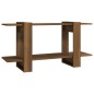 vidaXL Bücherregal Braun Eichen-Optik 100x30x51 cm Holzwerkstoff vidaXL Bücherregal Braun Eichen-Optik 100x30x51 cm Holzwerkstoff