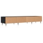 vidaXL TV-Schrank Schwarz 150x36x30 cm Holzwerkstoff vidaXL TV-Schrank Schwarz 150x36x30 cm Holzwerkstoff