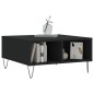 vidaXL Couchtisch Schwarz 60x60x30 cm Holzwerkstoff vidaXL Couchtisch Schwarz 60x60x30 cm Holzwerkstoff
