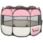 vidaXL Faltbarer Welpenlaufstall mit Tragetasche Rosa 90x90x58 cm vidaXL Faltbarer Welpenlaufstall mit Tragetasche Rosa 90x90x58 cm