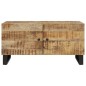 vidaXL Couchtisch 80x50x40 cm Massivholz Mango & Holzwerkstoff vidaXL Couchtisch 80x50x40 cm Massivholz Mango & Holzwerkstoff