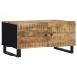 vidaXL Couchtisch 80x50x40 cm Massivholz Mango & Holzwerkstoff vidaXL Couchtisch 80x50x40 cm Massivholz Mango & Holzwerkstoff