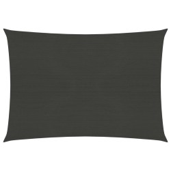 vidaXL Sonnensegel 160 g/m² Anthrazit 2,5x3,5 m HDPE 