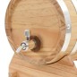 vidaXL Weinfass mit Hahn Kiefernholz Massiv 6 L vidaXL Weinfass mit Hahn Kiefernholz Massiv 6 L