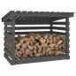 vidaXL Kaminholzregal Grau 108x73x79 cm Massivholz Kiefer vidaXL Kaminholzregal Grau 108x73x79 cm Massivholz Kiefer