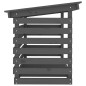 vidaXL Kaminholzregal Grau 108x73x79 cm Massivholz Kiefer vidaXL Kaminholzregal Grau 108x73x79 cm Massivholz Kiefer