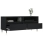 vidaXL TV-Schrank Schwarz 100x34,5x44,5 cm Holzwerkstoff vidaXL TV-Schrank Schwarz 100x34,5x44,5 cm Holzwerkstoff
