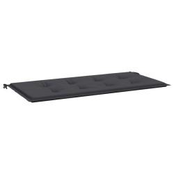 vidaXL Gartenbank-Auflage Schwarz 120x50x3 cm Oxford-Gewebe