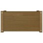 vidaXL Pflanzkübel Honigbraun 60x31x31 cm Massivholz Kiefer vidaXL Pflanzkübel Honigbraun 60x31x31 cm Massivholz Kiefer