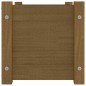 vidaXL Pflanzkübel Honigbraun 60x31x31 cm Massivholz Kiefer vidaXL Pflanzkübel Honigbraun 60x31x31 cm Massivholz Kiefer