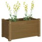 vidaXL Pflanzkübel Honigbraun 60x31x31 cm Massivholz Kiefer vidaXL Pflanzkübel Honigbraun 60x31x31 cm Massivholz Kiefer