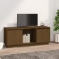 vidaXL TV-Schrank Honigbraun 110,5x35x44 cm Massivholz Kiefer vidaXL TV-Schrank Honigbraun 110,5x35x44 cm Massivholz Kiefer