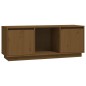 vidaXL TV-Schrank Honigbraun 110,5x35x44 cm Massivholz Kiefer vidaXL TV-Schrank Honigbraun 110,5x35x44 cm Massivholz Kiefer