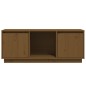 vidaXL TV-Schrank Honigbraun 110,5x35x44 cm Massivholz Kiefer vidaXL TV-Schrank Honigbraun 110,5x35x44 cm Massivholz Kiefer