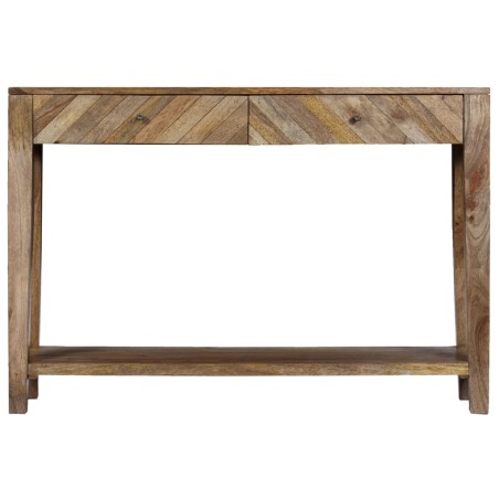 vidaXL Konsolentisch Mangoholz Massiv 118 x 30 x 80 cm