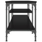 vidaXL TV-Schrank Schwarz 201x35x45 cm Holzwerkstoff & Eisen vidaXL TV-Schrank Schwarz 201x35x45 cm Holzwerkstoff & Eisen
