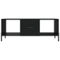 vidaXL Couchtisch Schwarz 102x50x40 cm Holzwerkstoff vidaXL Couchtisch Schwarz 102x50x40 cm Holzwerkstoff