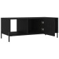 vidaXL Couchtisch Schwarz 102x50x40 cm Holzwerkstoff vidaXL Couchtisch Schwarz 102x50x40 cm Holzwerkstoff