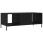 vidaXL Couchtisch Schwarz 102x50x40 cm Holzwerkstoff vidaXL Couchtisch Schwarz 102x50x40 cm Holzwerkstoff