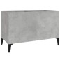 vidaXL Plattenschrank Betongrau 74,5x38x48 cm Holzwerkstoff vidaXL Plattenschrank Betongrau 74,5x38x48 cm Holzwerkstoff