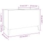 vidaXL Plattenschrank Betongrau 74,5x38x48 cm Holzwerkstoff vidaXL Plattenschrank Betongrau 74,5x38x48 cm Holzwerkstoff