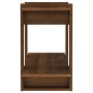 vidaXL Bücherregal/Raumteiler Braun Eichen-Optik 80x30x51 cm vidaXL Bücherregal/Raumteiler Braun Eichen-Optik 80x30x51 cm
